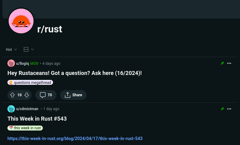 Learn Rust
